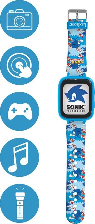 Actual product image Lexibook Sonic Kids Smartwatch with 8GB memory card included (DMW070SN)
