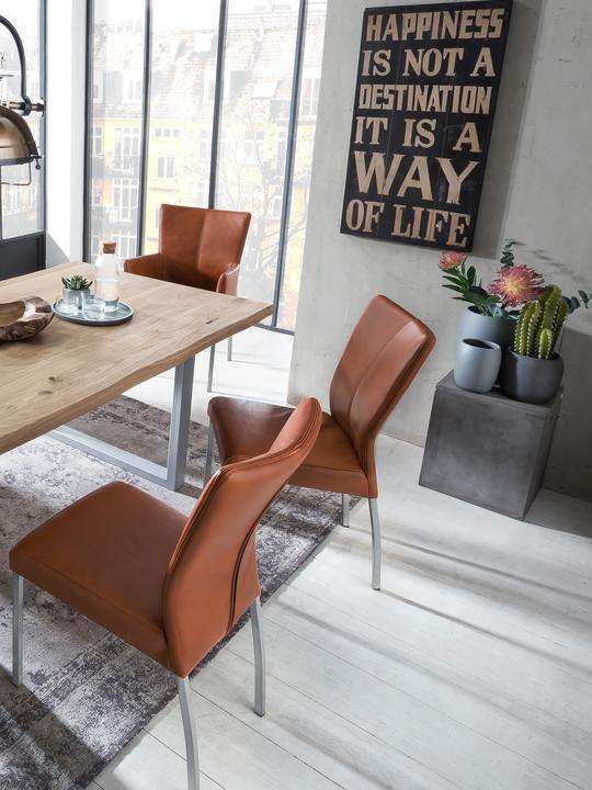 Actual product image SIT Möbel Dining table Unique wild oak silver (160 x 90 x 76 cm)
