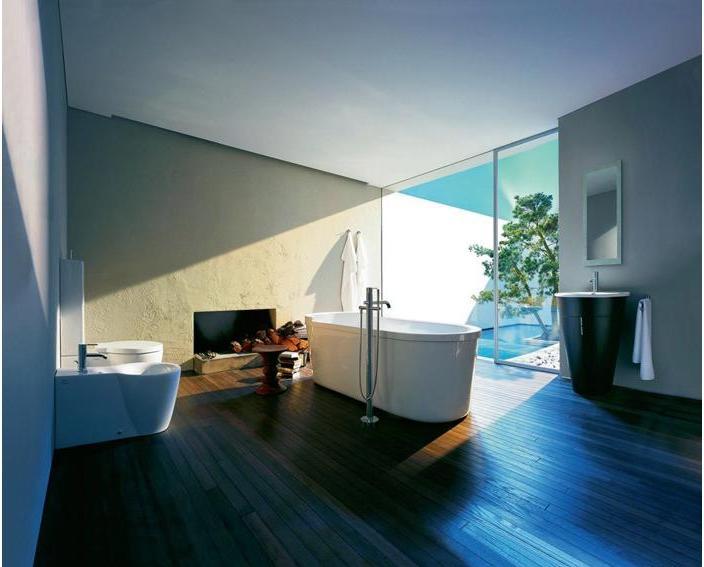 Immagine prodotto Duravit Lavabo STARCK 1 m ÜL HLB d= 580mm 1 foro per rubinetto bianco (580 mm, 580 mm)