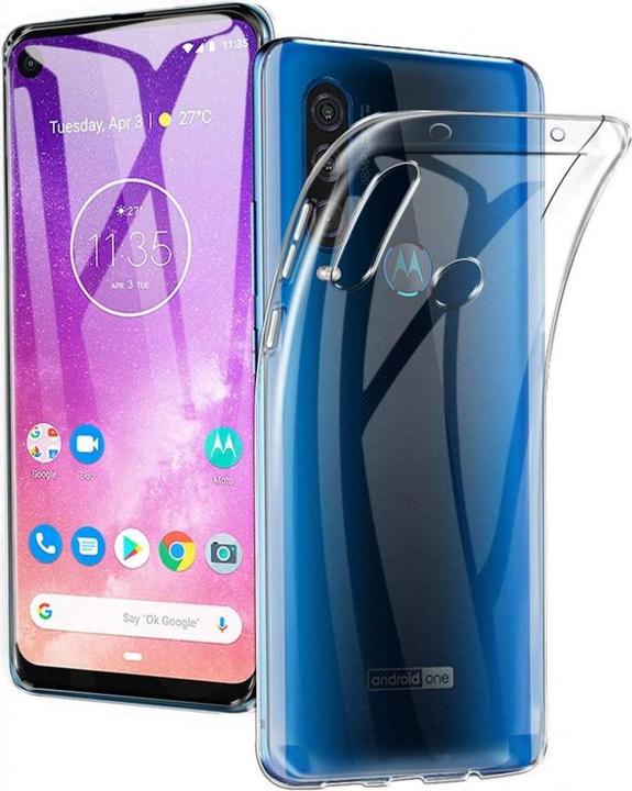 Produktbild Screenguard Motorola One Action Flexible TPU Clear Case (Motorola One Action)