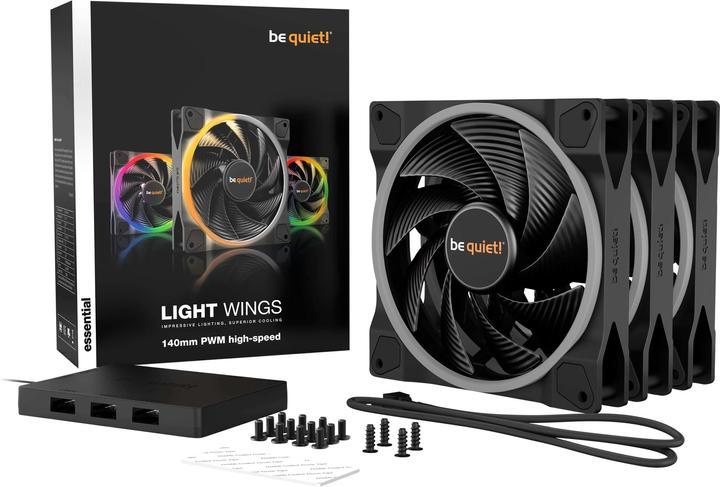 Immagine prodotto be quiet! Light Wings High Speed (140 mm, 3 x)