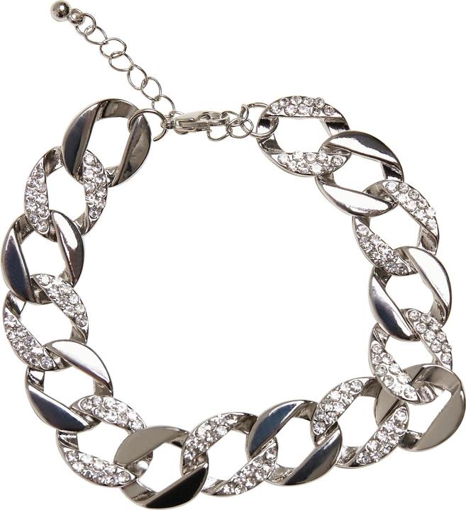 Image du produit Urban Classics Basic Diamond Necklace And Bracelet Set (100% zinc)