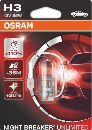 Image du produit Osram Night Breaker Unlimited (H3)