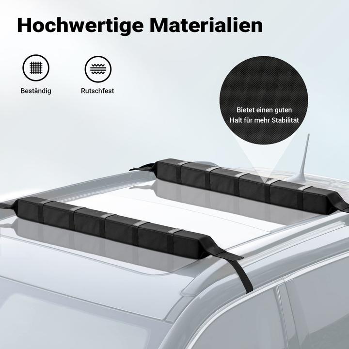 Produktbild Wiltec Dachgepäckträger 113x10x8cm Auto 75kg Dachträger Gepäckträger Kanu Kajak