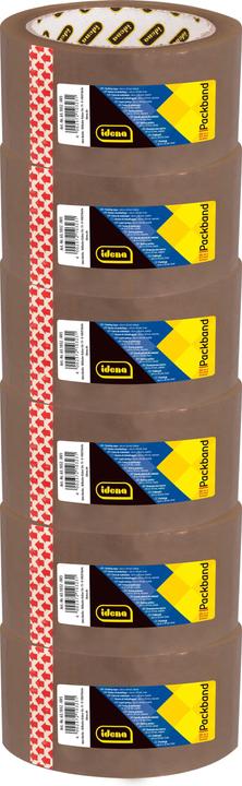 Immagine prodotto Idena Packband geräuscharm braun 5cmx66m (50 mm)