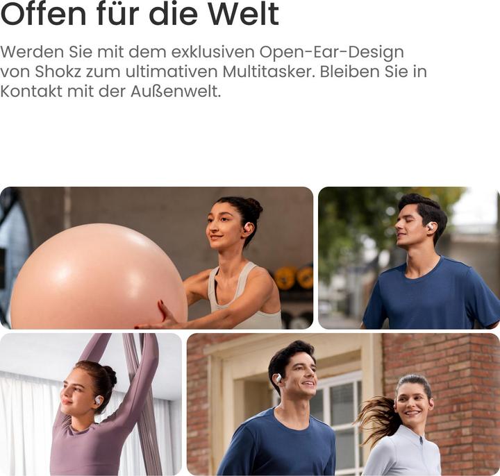 Productafbeelding Shokz OpenFit Lucht (NC, 6 h, Draadloze)