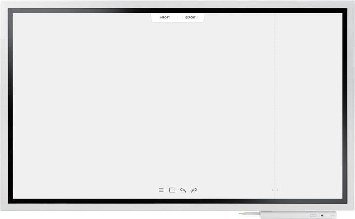 Actual product image Samsung Flip WM55H (3840 x 2160 Pixels, 55")