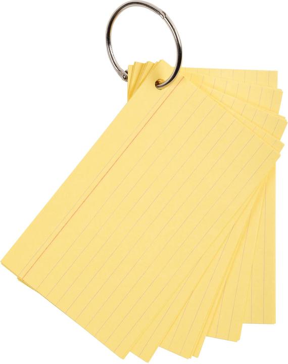 Produktbild Exacompta Flashcards (A7, 205 g/m², 50 x)