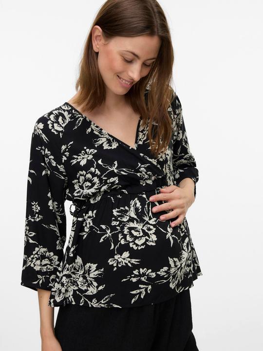 Produktbild Vero Moda Maternity Normal geschnitten V-Ausschnitt Top Bluse (XS)