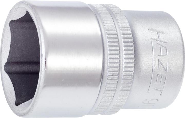 Actual product image HAZET Socket ∙ hexagon 900-17 ∙ Square, hollow 12.5 mm (1/2 inch) ∙ Outside hexagon traction profil… (17 mm)