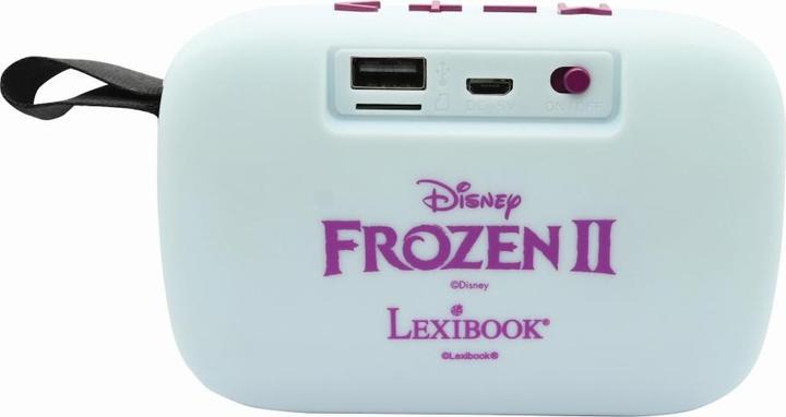 Immagine prodotto Lexibook Altoparlante radio portatile Bluetooth Disney Frozen con finitura in tessuto (BT018FZ)