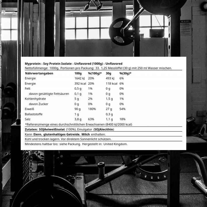 Actual product image MyProtein Soy Protein Isolate (Neutral, 1 pcs., 1045 g)