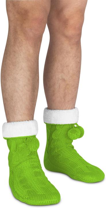 Image du produit Normani Chaussons en tricot avec pompon et ABS (Une unité par pack, 40 - 44)