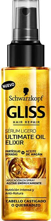 Actual product image Schwarzkopf GLISS HAIR REPAIR ultimate oil elixir serum ligero 100 ml (100 ml)