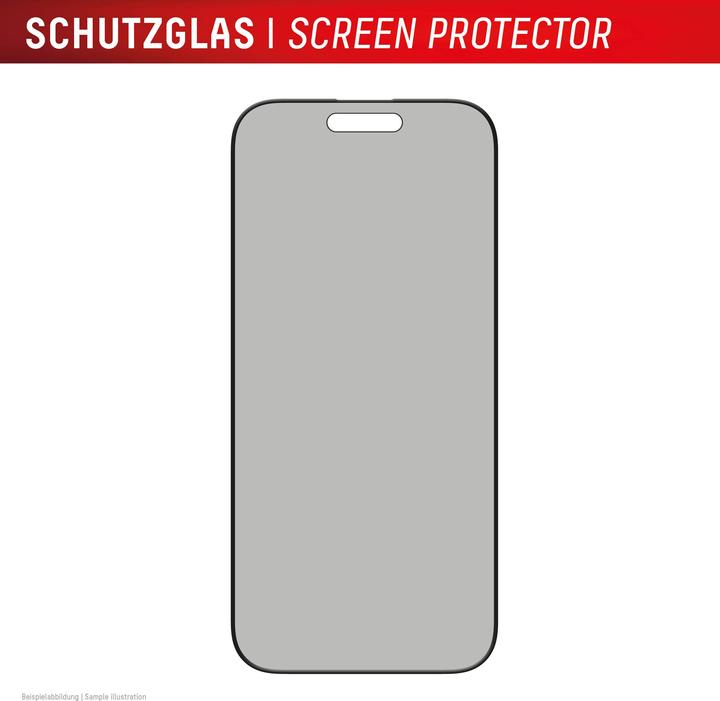 Image du produit Displex Privacy Glass, Privacy Full Cover Panzerglas (1 pièce(s), Apple iPhone 16 Pro)