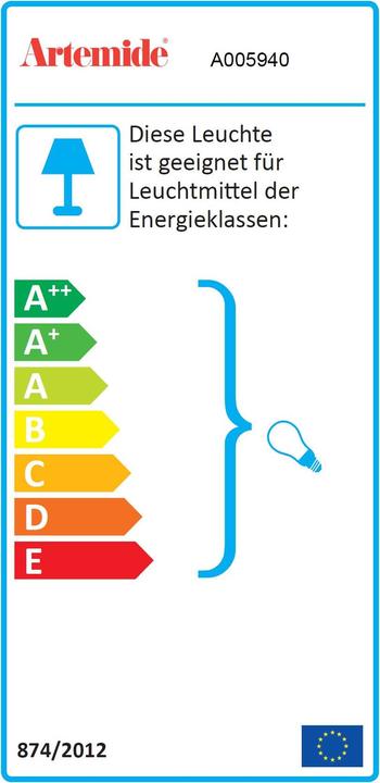 Energie-Label Artemide Tolomeo Mini Halo Body (E27)