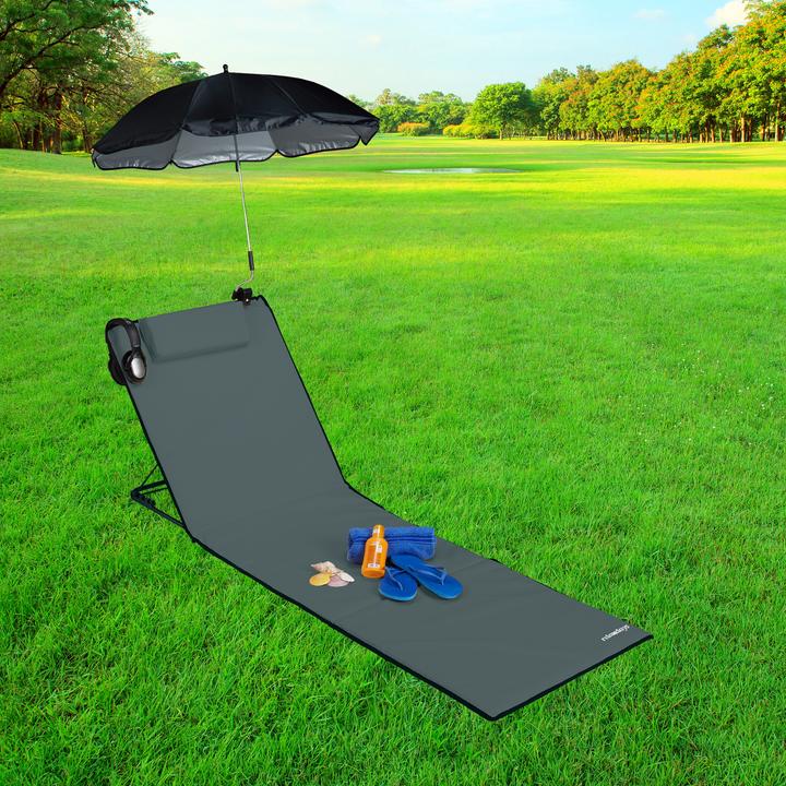 Image du produit Relaxdays Matelas de plage avec parasol (170 cm)