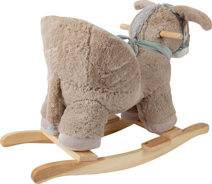 Actual product image small foot Rocking animal donkey with seat
