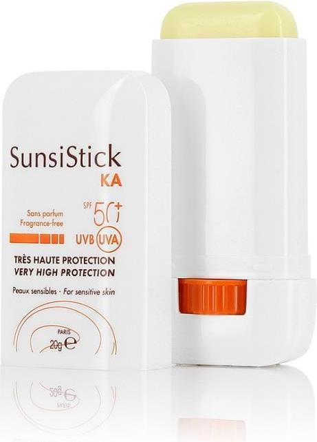 Image du produit Avène SunsiStick KA Soins solaires ORANGE (Crème solaire visage, SPF 50, 20 ml, 150 g)