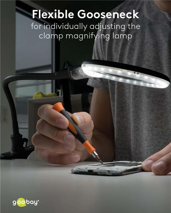 Immagine prodotto Goobay Supporto/supporto luce lente d'ingrandimento (480 lm)