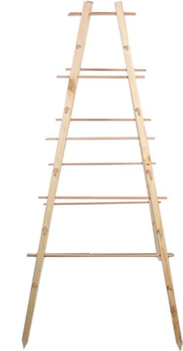 Esschert Design Pflanzenstütze Pyramide aus Holz (65.50 cm, 65.50 cm)