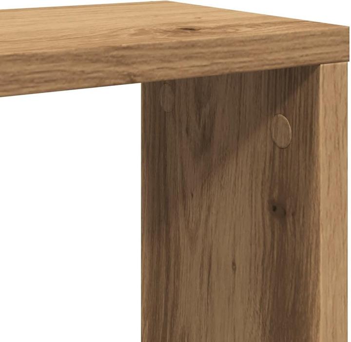 Produktbild VidaXL Wandregal Hängeregal Regalwürfel Cube Lounge CD Regal 4Stk. Artisan-Eiche (30 x 15 x 30 cm)
