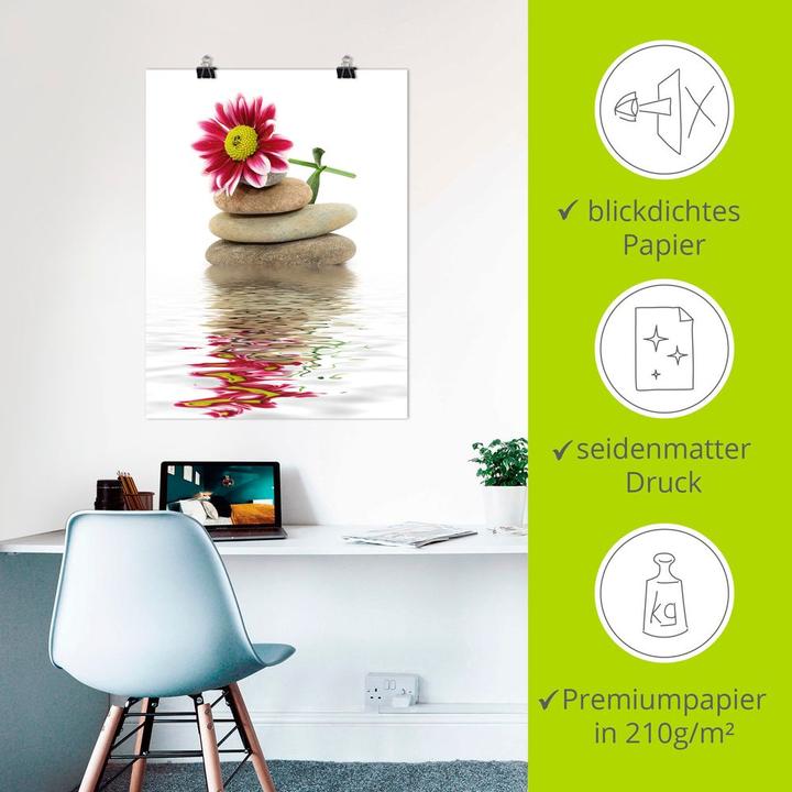 Image du produit Artland Pierres de spa zen avec fleurs T5QX (60 x 80 cm)