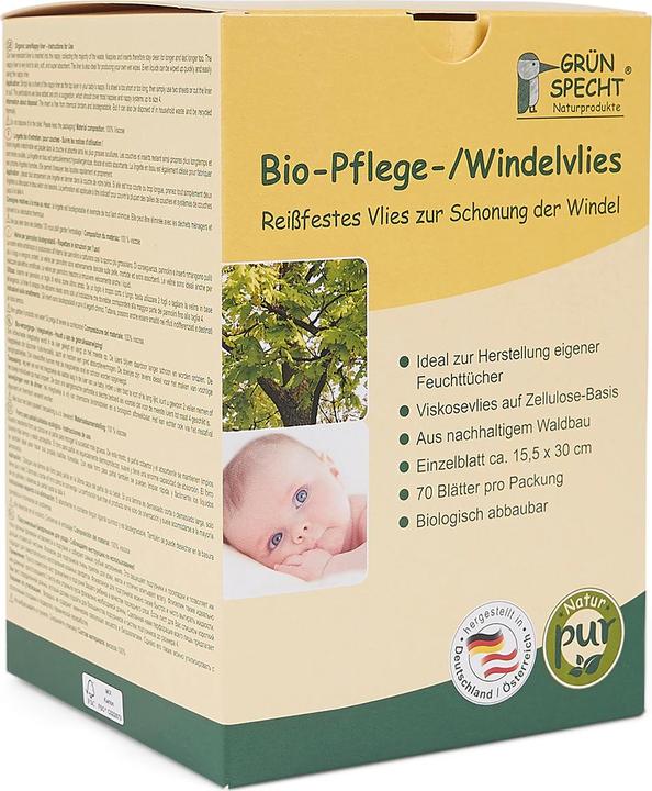 Produktbild Grünspecht Pflege und Windelvlies (One Size, 70 Stück)