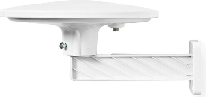 Actual product image Nedis Active HDTV antenna Active Connection type: F connector FM/UHF/VHF Reception range: 0-50 km LTE700 (46 dB, UKW / MW / LW, LTE, DVB-T / -T2)