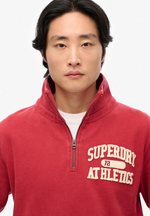 Produktbild Superdry Vintage Athletic Sweatshirt mit halblangem Reissverschluss (M)