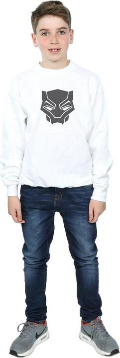 Actual product image Boys Black Panther Black On Black Sweatshirt (140, 146)