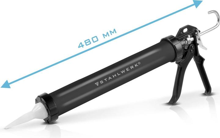 Produktbild Stahlwerk Silikonpistole SPB-600 ST mit 600 ml aus Aluminium Silikonpresse