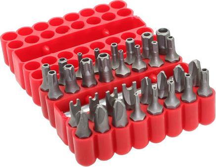 InLine Jeu d'embouts spéciaux (2, 2.5, 3, 4, 5, 6mm, 1/8"", 3/32"", 5/32"", 5/64"", 7/64"", 9/64"", 6,35mm Porte-embout magnétique, 9 embouts Torx à trou intérieur TR8, TR10, TR15, TR20, TR25, TR27, TR30, TR35, TR40)