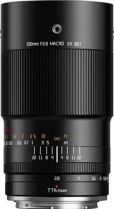 TTArtisan 100 mm f/2,8 Macro 2X Tilt-Shift Fuji X (Fujifilm X, Full-frame)