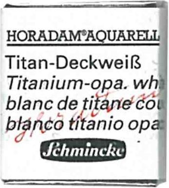 Image du produit Schmincke Aquarelle Horadam demi-godet (Blanc de titane)