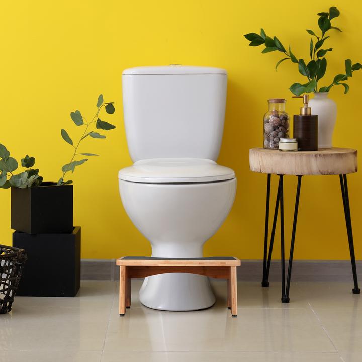 Actual product image Relaxdays Toilet stool