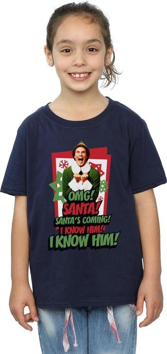 Immagine prodotto Elf OMG Santa Maglietta Ragazze (152, 158)