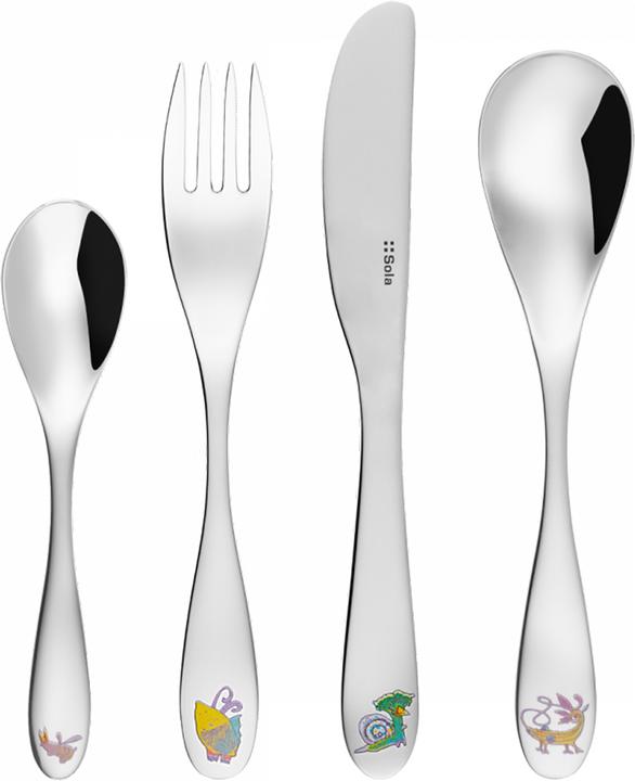 Immagine prodotto Sola Set di posate Kids World 2, 4 pezzi.