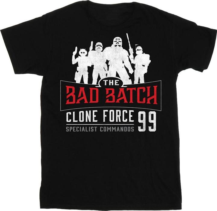 Actual product image Star Wars Boys The Bad Batch Clone Force 99 T-Shirt (152, 158)