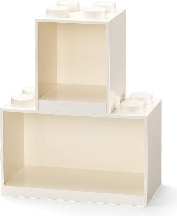 LEGO Brick 4 & 8 zestaw półek 2 szt. białe
