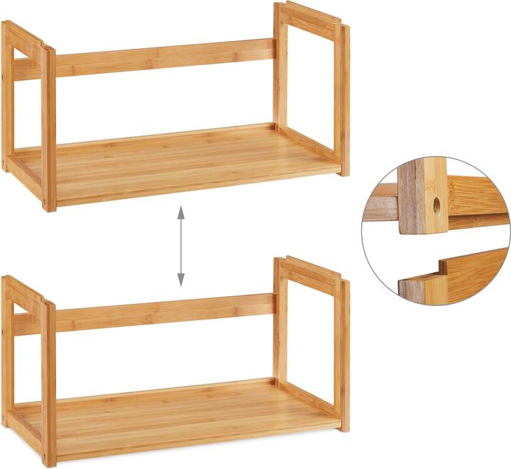 Immagine prodotto Relaxdays Scaffale impilabile (60 x 30 x 30 cm)