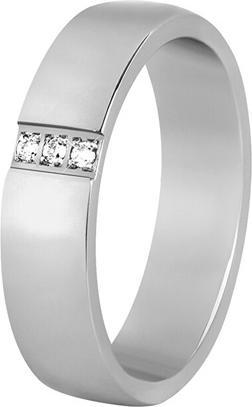 Image du produit Beneto Bague de mariage pour femme en acier SPD01 - Circuit : 55 mm (55)