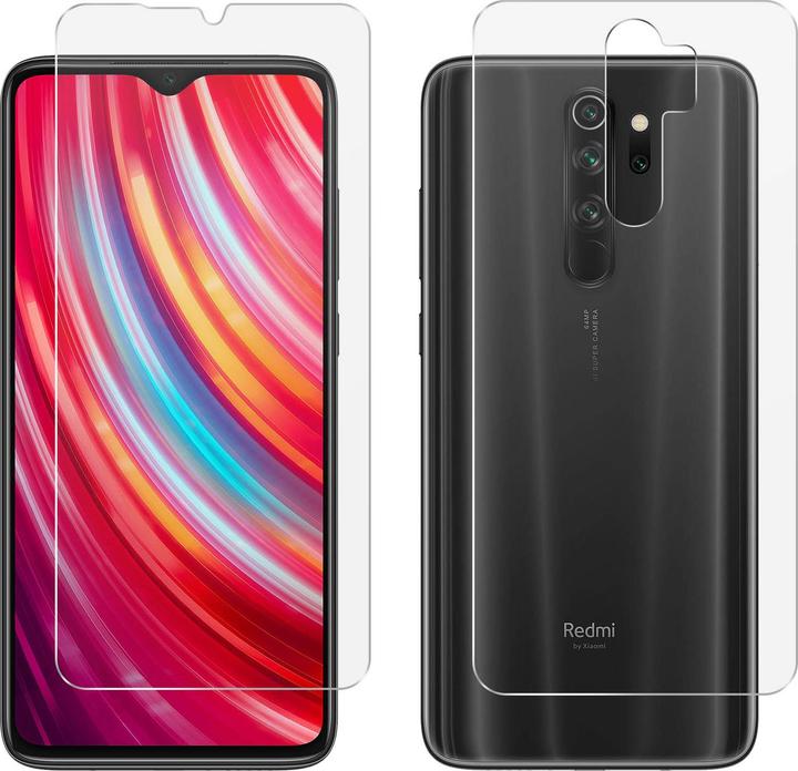 Immagine prodotto Avizar Pellicola protettiva a 360°, anteriore e posteriore (1 Pezzo/i, Xiaomi Redmi Note 8 Pro)