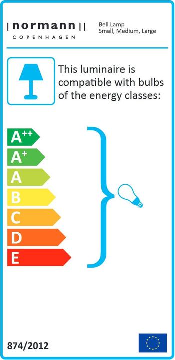 Energie-Label Normann Copenhagen Bell (E27)