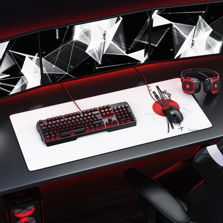 Actual product image Titanwolf Gaming Mouse Pad, 900 x 400mm XXL Speed Gaming Mouse Mat, Mousepad Extra Large Surface, Japan Ink (XXL)