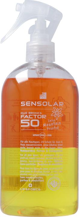 Actual product image Sensolar Sunscreen (Sun spray, SPF 50, 400 ml, 442 g)