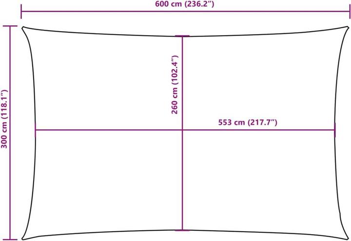 Produktbild VidaXL Nezhatok (300 x 600 cm)