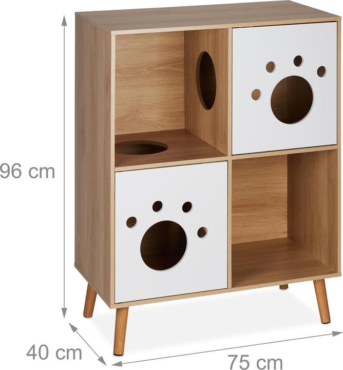 Actual product image Relaxdays Cat cabinet (Dog)