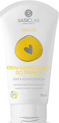 Produktbild BasicLab Famillias Cream Facial Moisturizer Light Texture 75Ml (75 ml, 24h Creme)