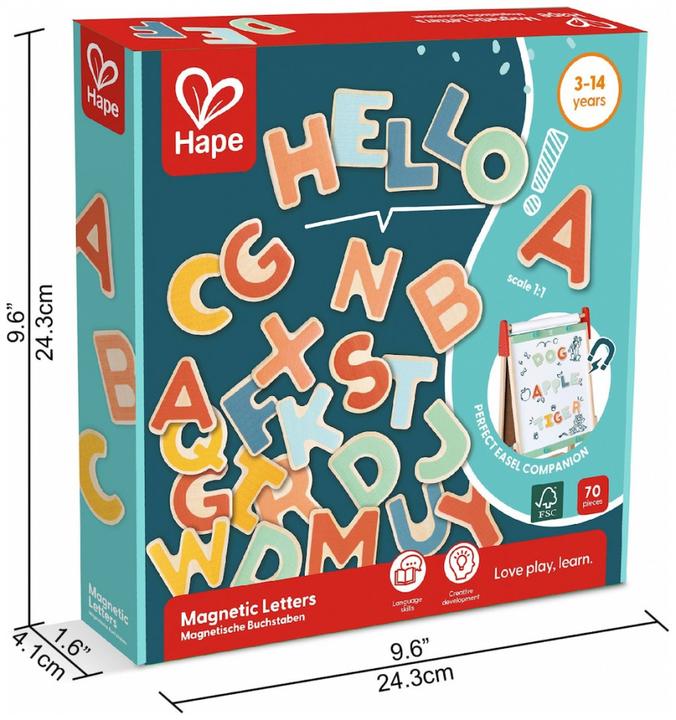 Immagine prodotto Hape Lettere magnetiche (70 x)